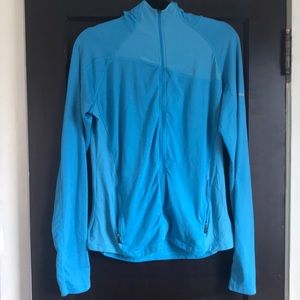 Blue Columbia light zip up hoodie